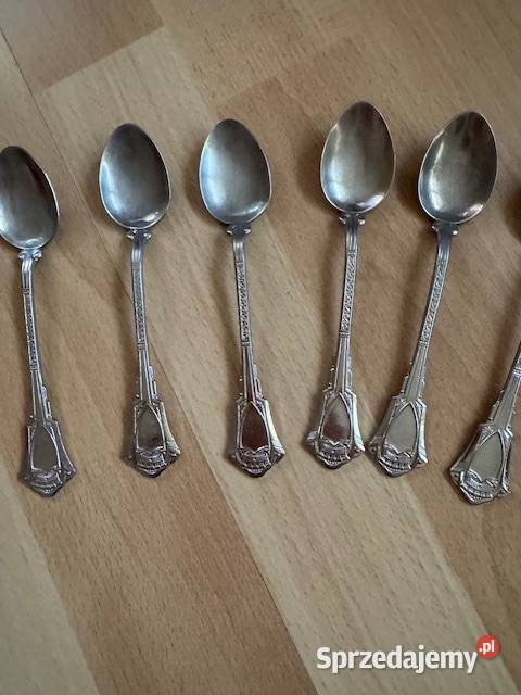 Łyżeczki platerowe posrebrzane różne rozmiary do