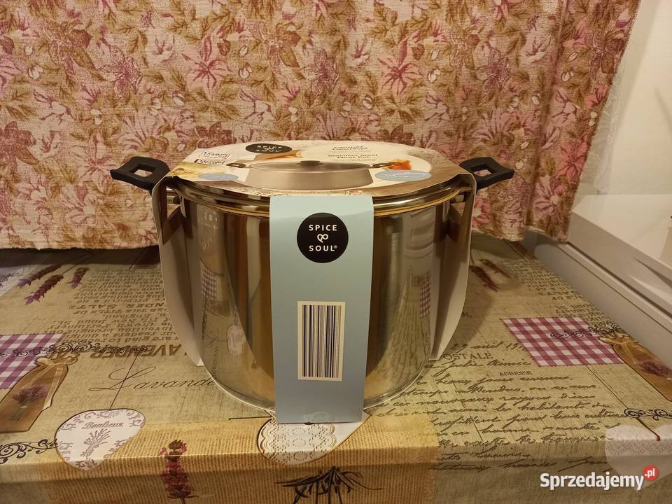 NOWY Garnek 12 litrów ze stali nierdzewnej z Puławy