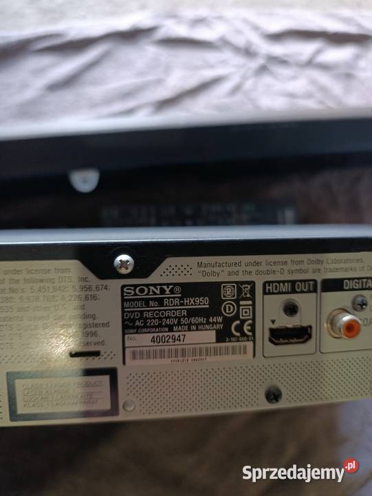Zestaw Sony nagrywarka soundbar subofer Kobylnica