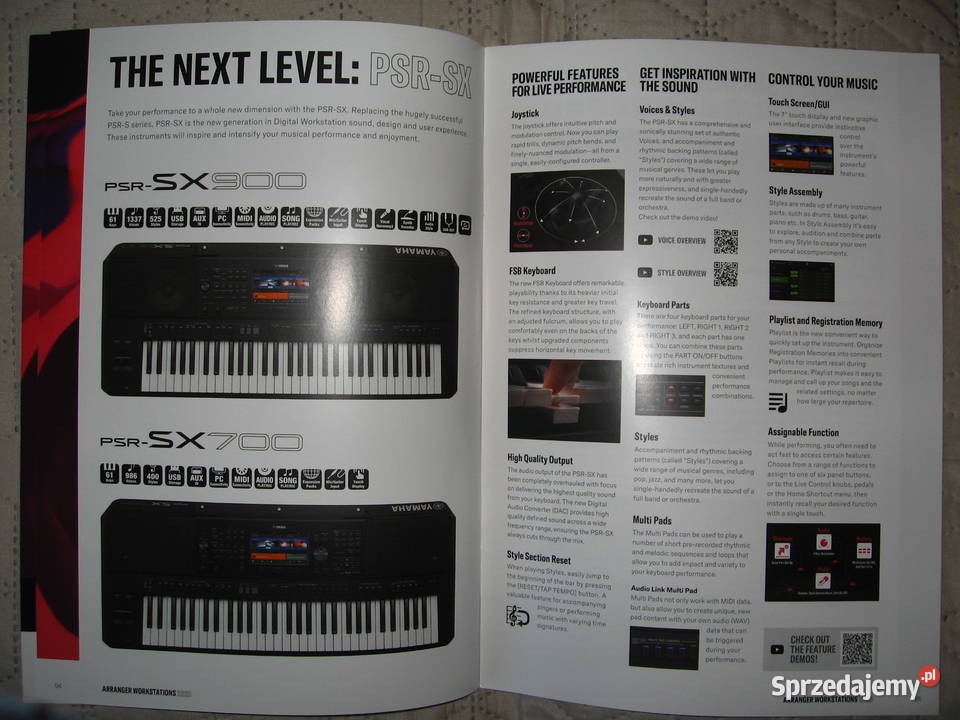 Yamaha Arranger Workstations 2020 catalog Yamaha Kępice