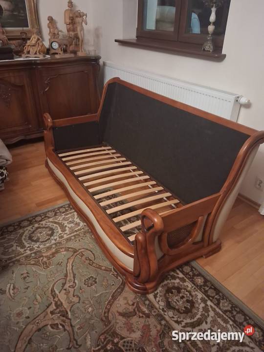 Zestaw kanapa dwa fotele z skóry Boduszewo