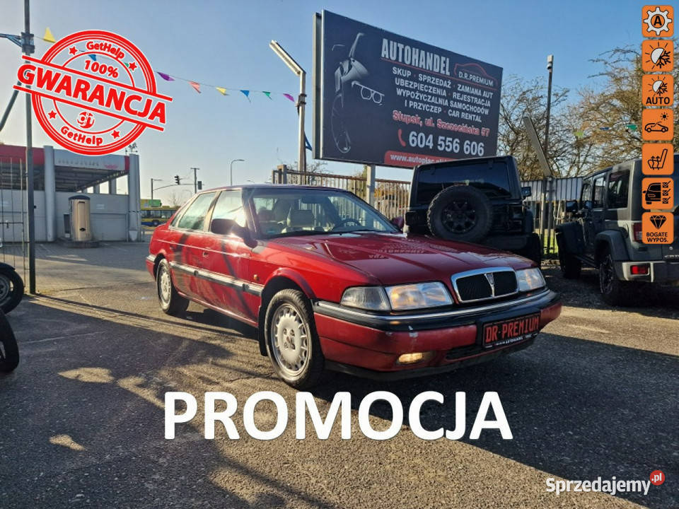 Rover 827 27 Benzyna V6 169 Skóra Automat Klima centralny zamek pomorskie