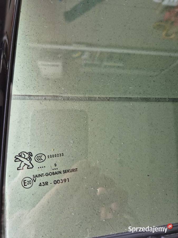 Szyba drzwi peugeot 508 II lewy tył łódzkie Bełchatów