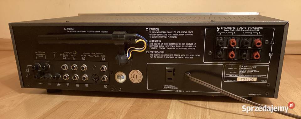 Amplituner Wzmacniacz KENWOOD KR2090 SPRAWNY