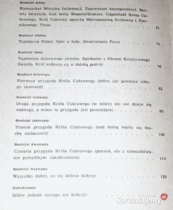 O Królu Cukrowym Marcepanowej Królewnie Ewa Chełm