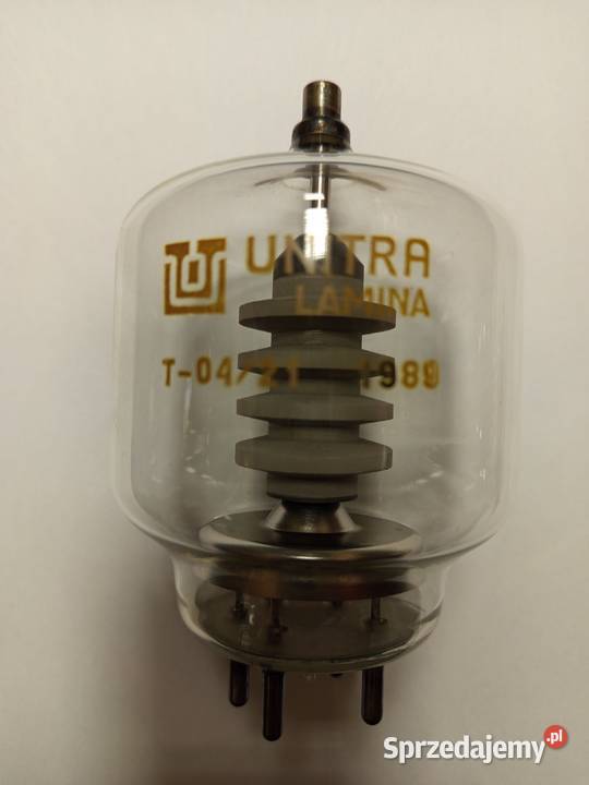 Lampa Unitra Lamina T0421 trioda nadawcza Warszawa