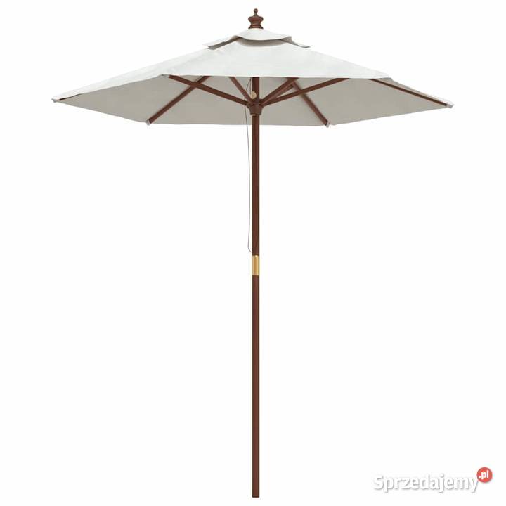 vidaXL Parasol ogrodowy na drewnianym Warszawa