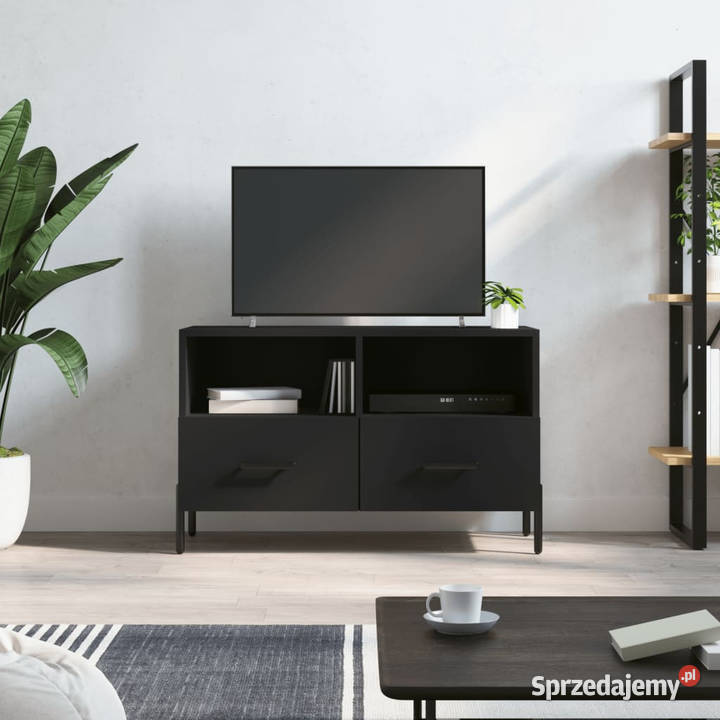 Szafka pod TV czarna 80x36x50 materiał mazowieckie Warszawa sprzedam