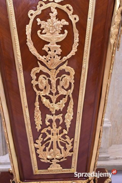 ZEGAR COKOŁOWY W STYLU LUDWIKA XVI ZŁOCONY WG Kraków