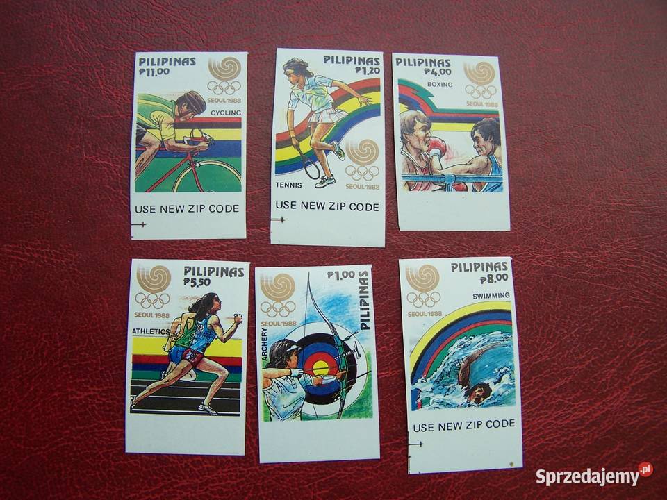 Filipiny 1988 MNH Mi 188489 Sport Olimpiada Seul