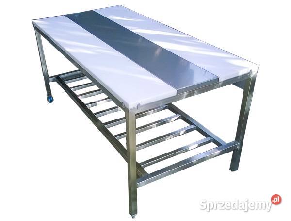 Stół rozbiorowy z płytą, stół MASARSKI, ubojnia kuchnia Pszczyna