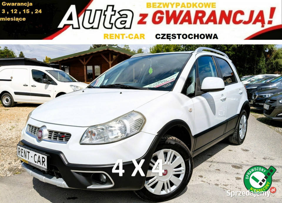 Fiat Sedici 20D136BezwypadkowyOPŁACONY4x4Blokada Częstochowa