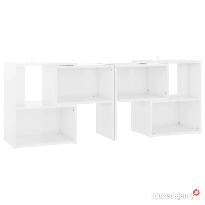 Szafka TV biała wysoki połysk 104x30x52 WM808356 Warszawa sprzedam