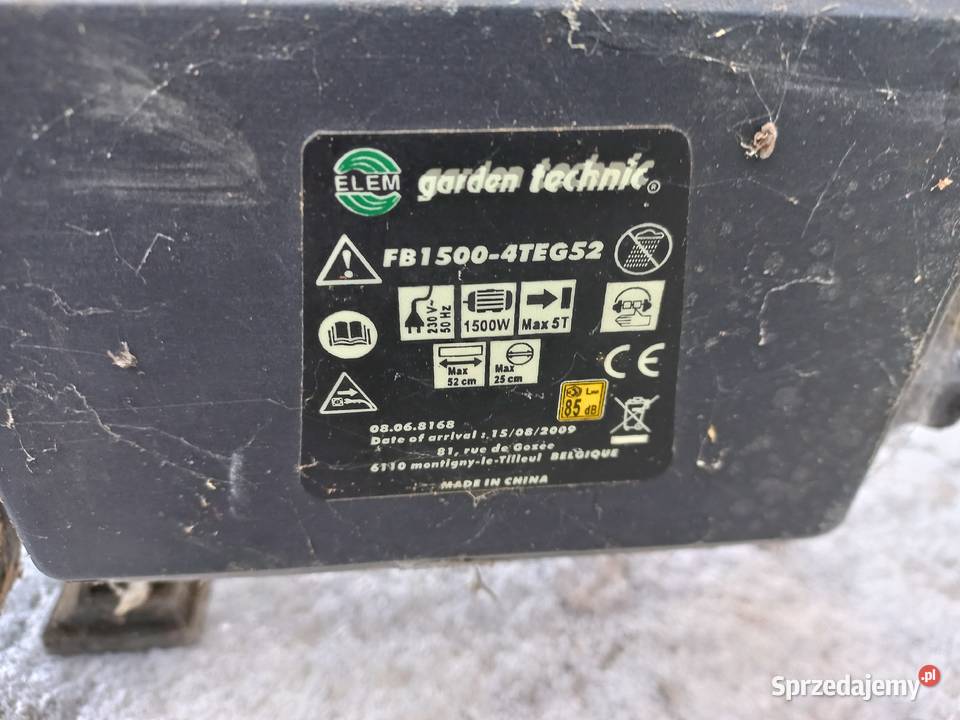 Łuparka do drewna garden techniczne Jaworzno