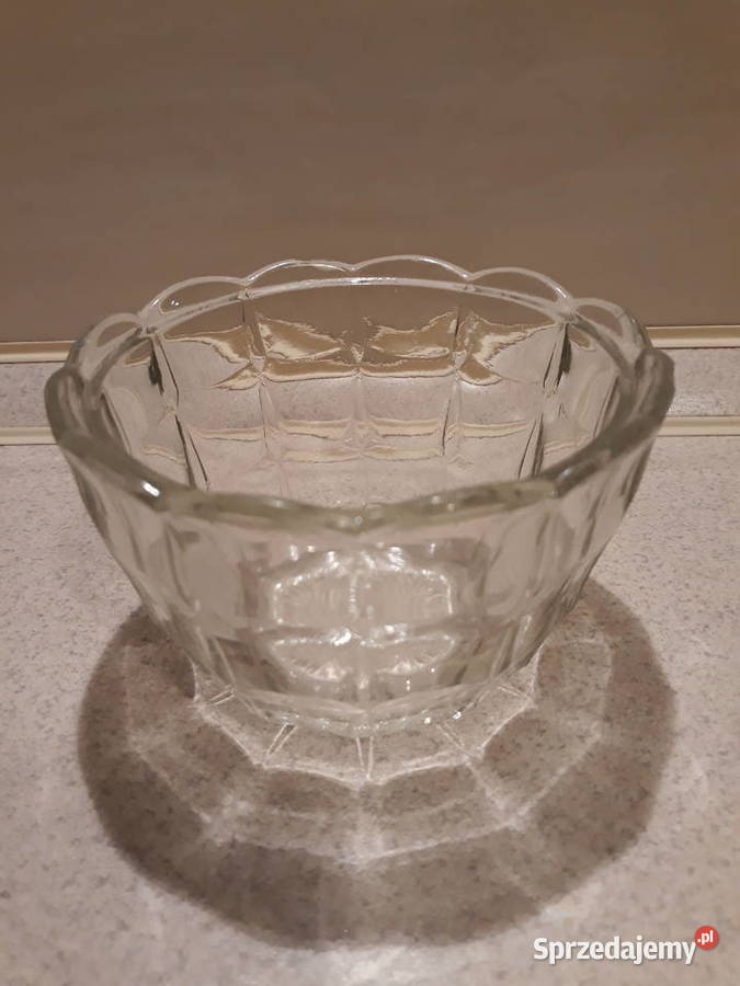 mała miseczka przezroczyste szkło Ceramika i szkło