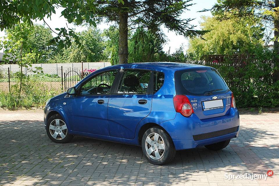 Chevrolet Aveo 2009 12 benzyna Zarejestrowany w 147000km Włynkówko