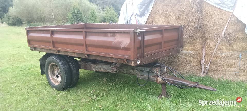Brandys BSS przyczepa 4t wywrotka na 3 strony 1 nieuszkodzony Żukowo