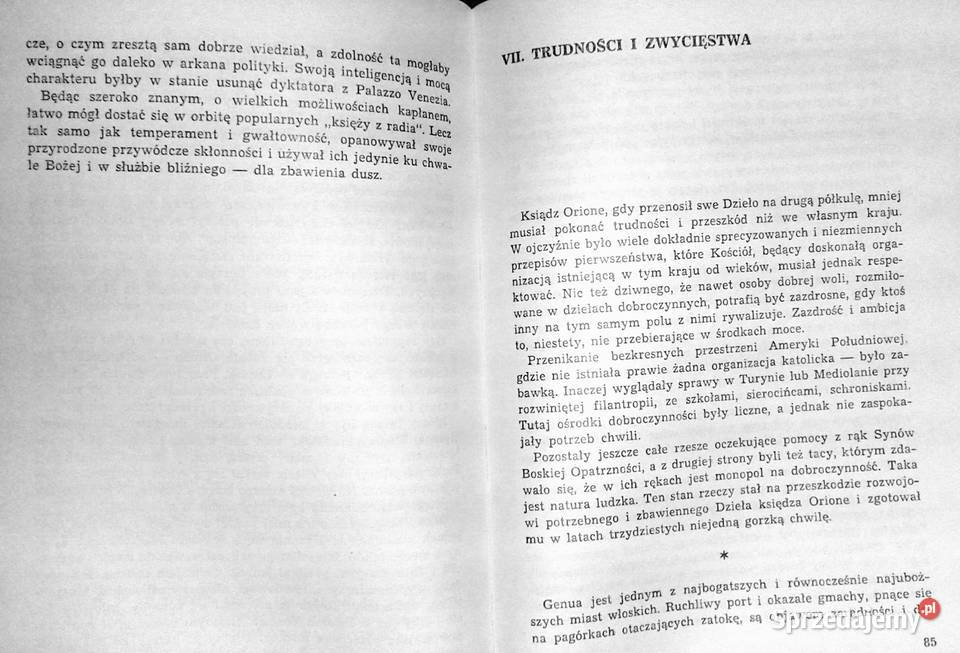 Rozbójnik Boży Historia księdza Orione Ojca Chełm