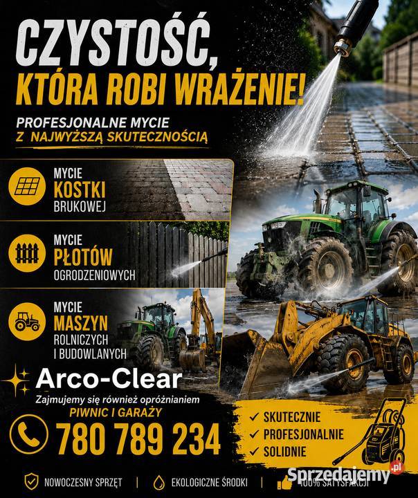 Mycie kostki brukowej Elewacji Ogrodzeń Prace Bełchatów