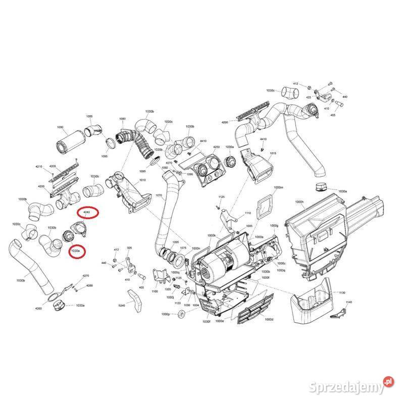 Kratka nawiewu CanAm traxter defender BRP Nowy Sącz