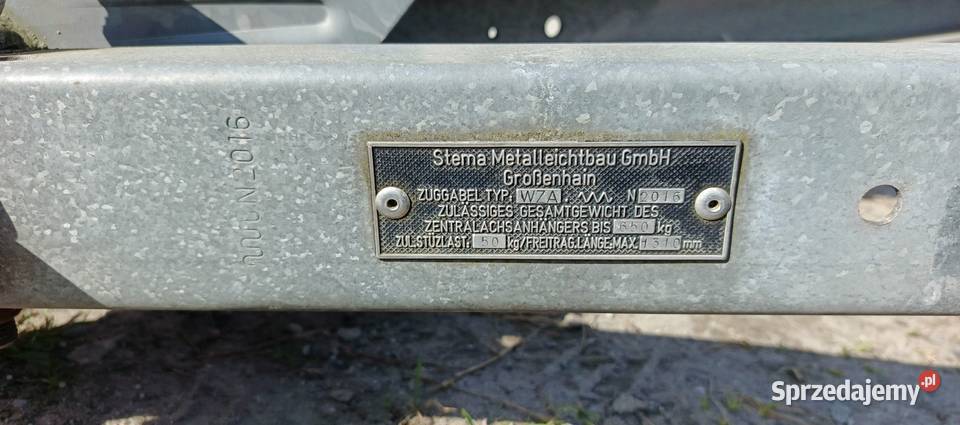 Przyczepa lekka 750 Wartkowice