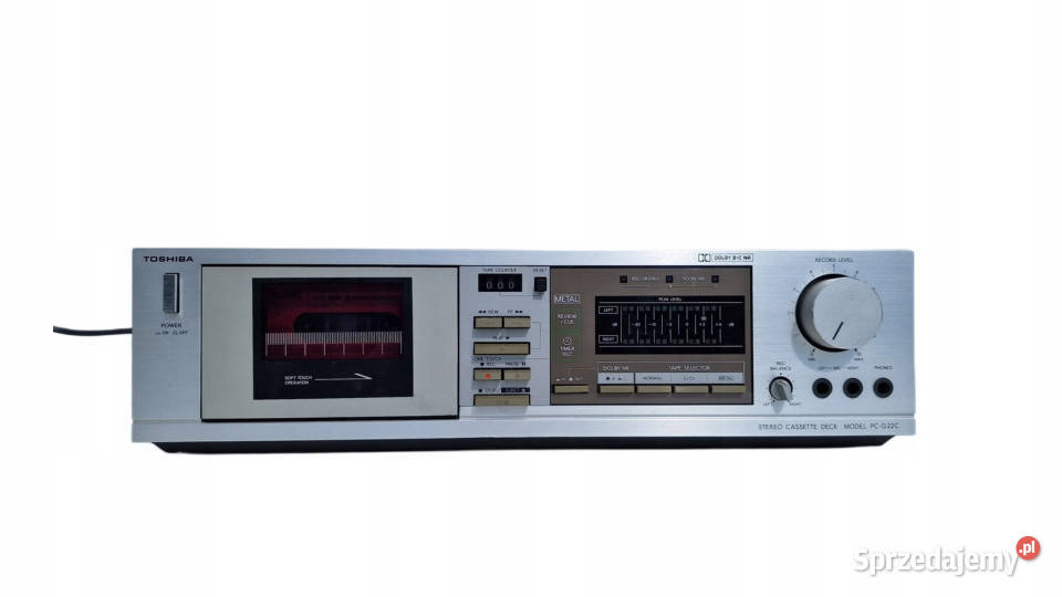 Magnetofon catette deck Toshiba PC G22 C PCG22C Międzychód