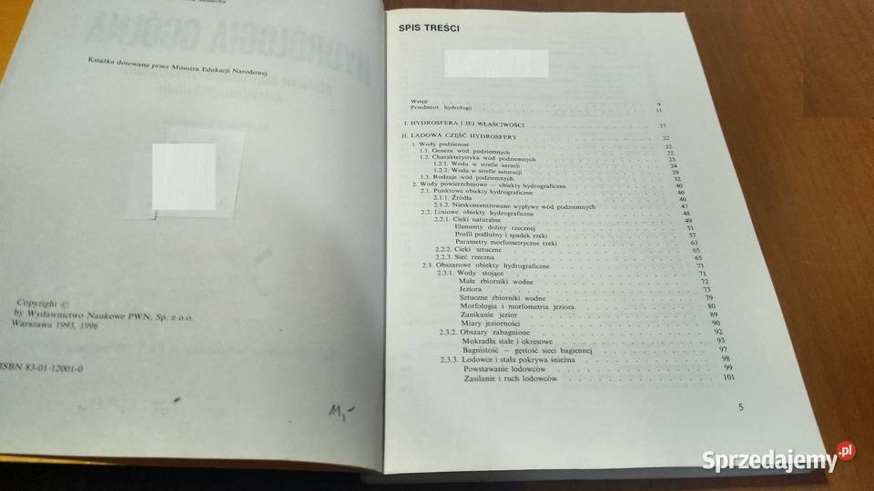Hydrologia ogólna podręcznik Elżbieta pomorskie sprzedam