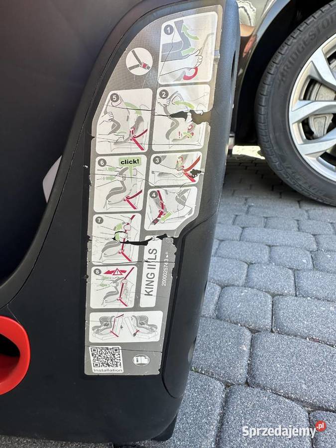 Fotelik samochodowy BRITAX ROMER King II LS kujawsko-pomorskie Toruń sprzedam