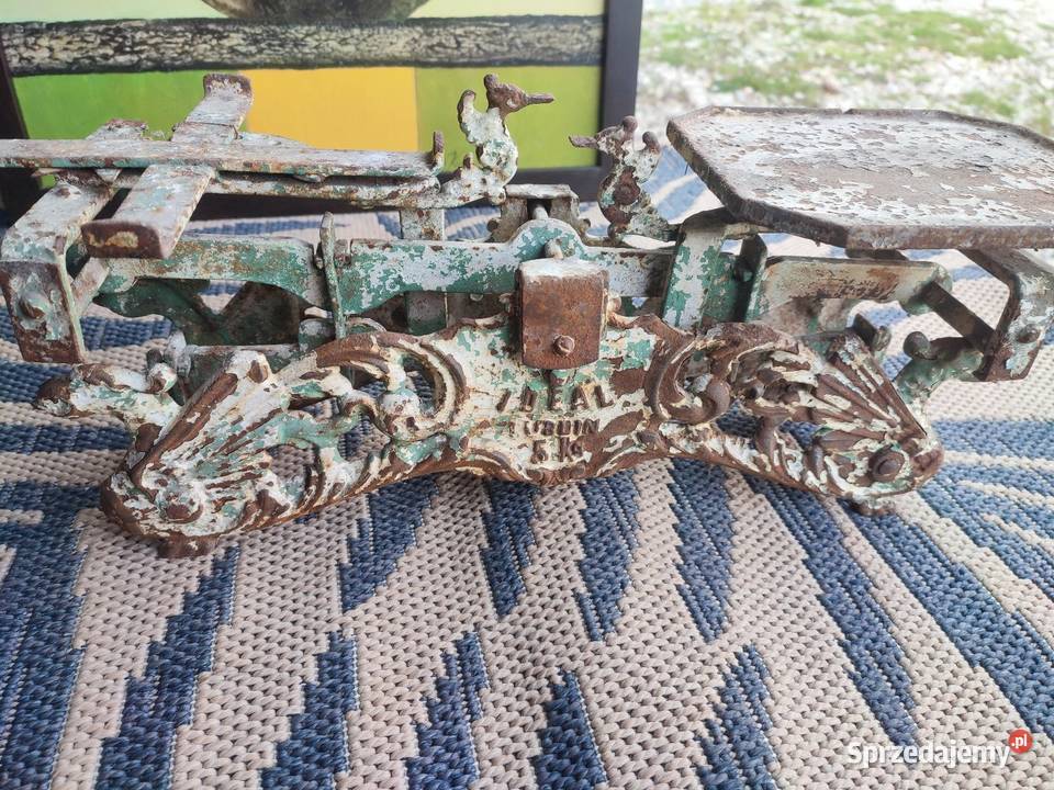 Przedwojenna waga szalkowa 1935 r