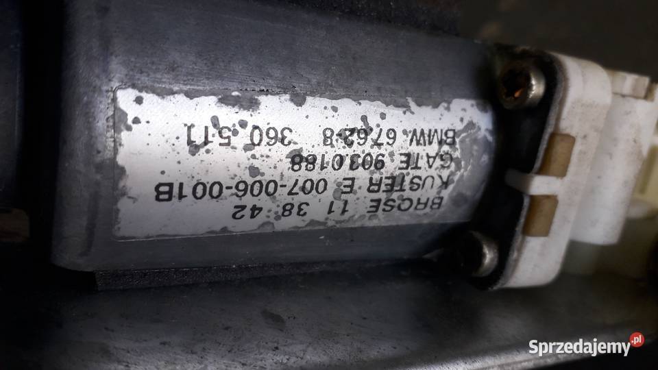Mechanizm szyby BMW e39 lewy przód Układ elektryczny Układ elektryczny Bolesławiec