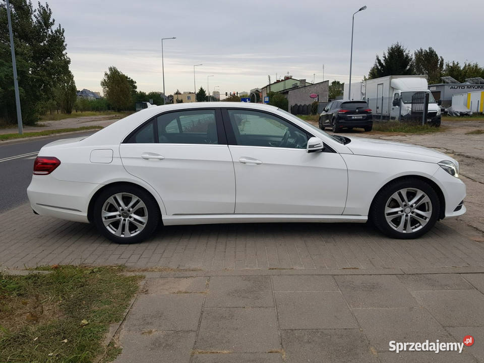 Mercedes E 220 E220 CDI Biała Perła Super Stan ABS Mercedes-Benz Włocławek
