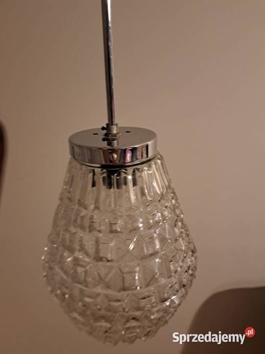 Retro lampa wisząca z 60 tych lat nazwa lampy Lubań