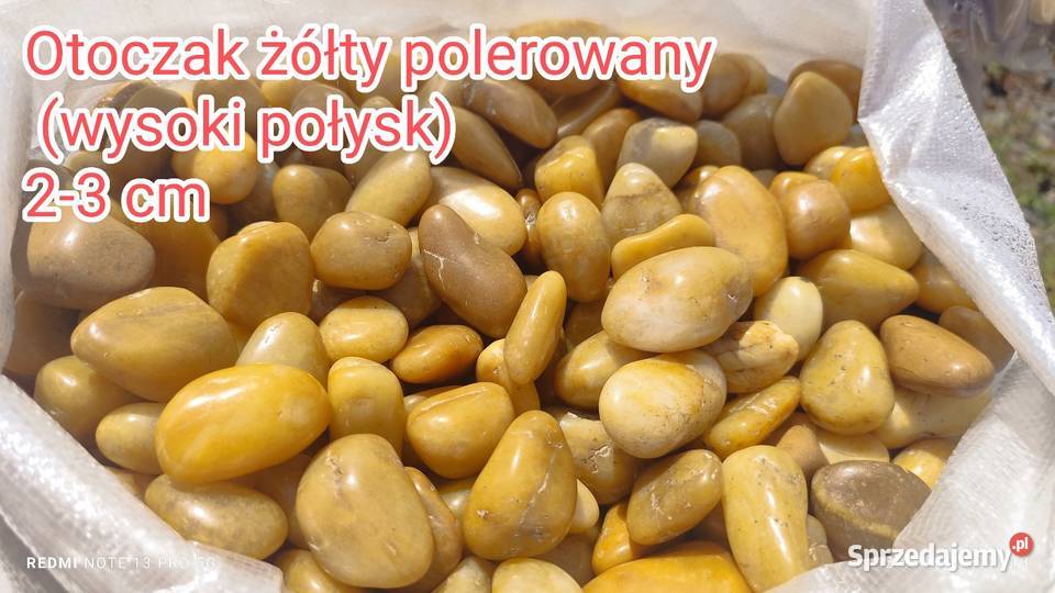 Otoczak polerowany żółty na wysoki połysk 23 Roszczep
