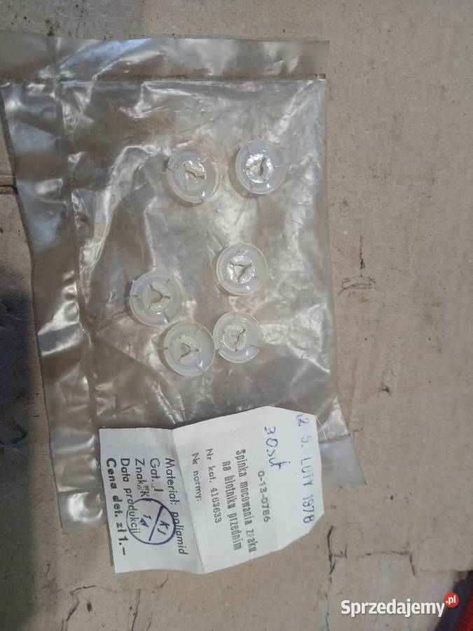 Spinki mocowania emblemat licencja fiat osobowe Koluszki