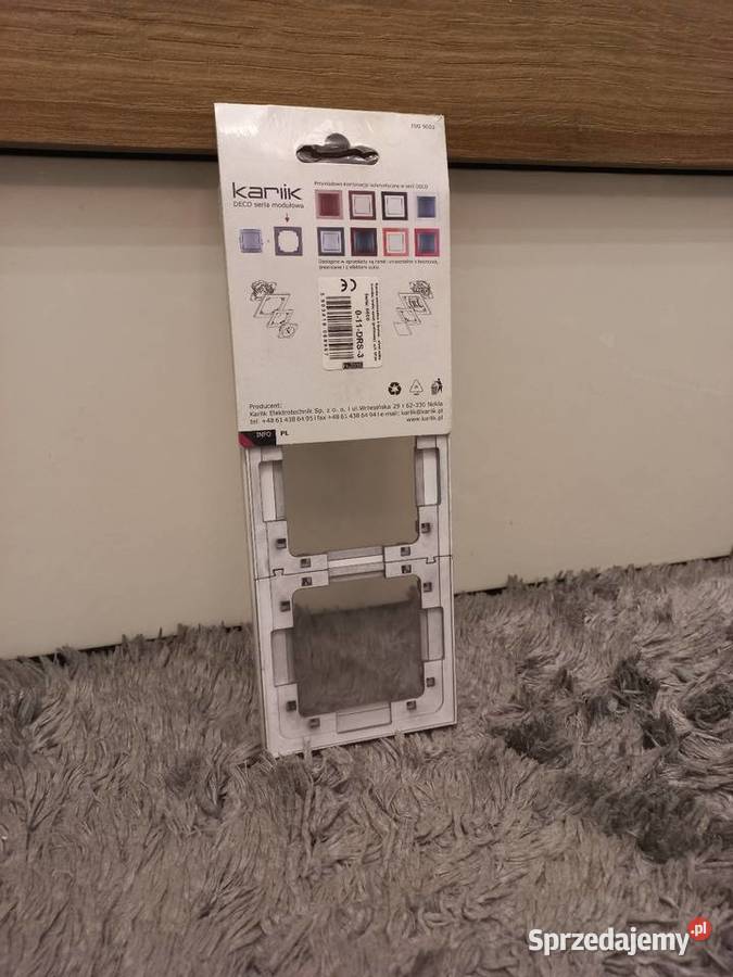 Ramka włącznika Karik DECO małopolskie Wadowice