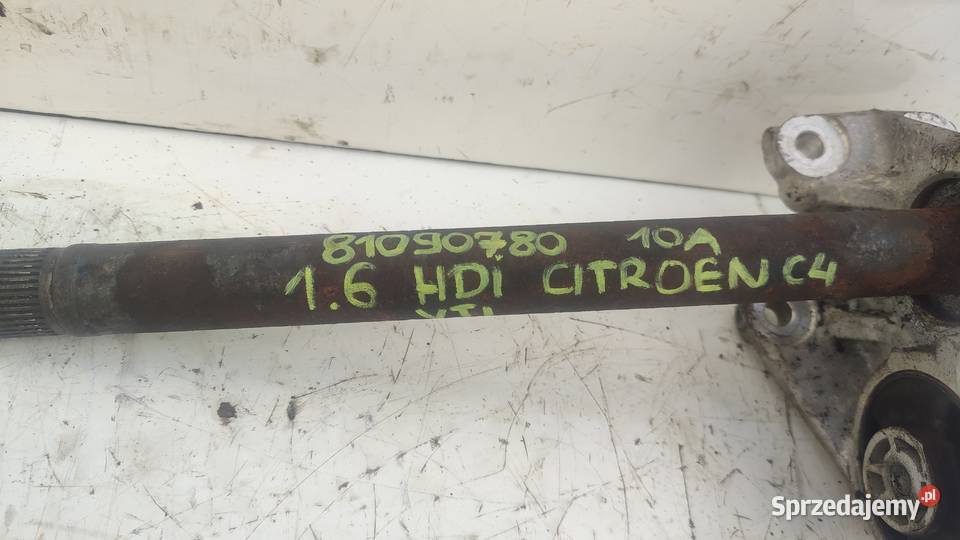 170PODPORA PÓŁOSI CITROEN BERLINGO C4 C5 PUGEOT osobowe Półosie Włoszczowa sprzedam