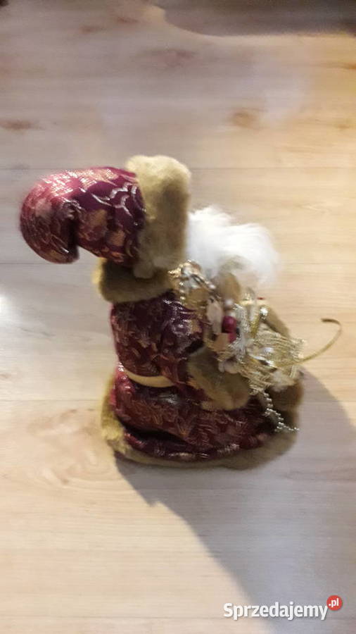 Św Mikołaj figura lalka 34 odcienie czerwieni Warszawa