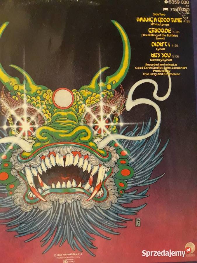 THIN LIZZY Chinatown Orginał Phonogram 1980 Płyty i kasety Rzeszów
