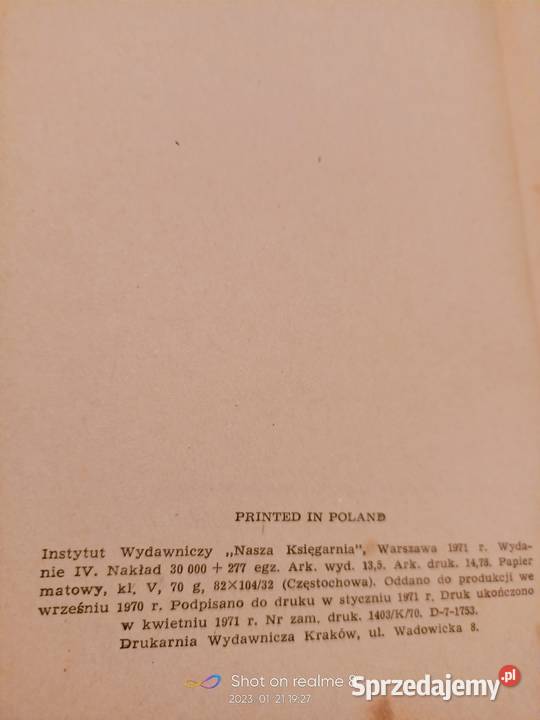 Tarnina Szczygieł książki Warszawa księgarnia Proza i poezja mazowieckie