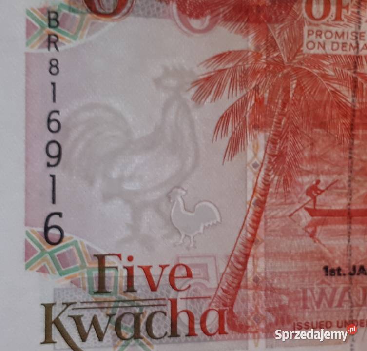 B33 MALAWI zestaw 2 banknotów Łask