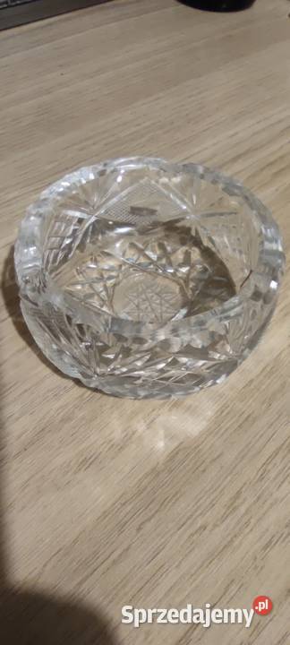 Kryształowa popielniczka mazowieckie Warszawa