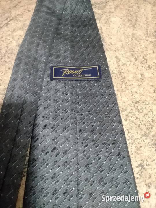 Krawat męski ciemny Dla mężczyzn Łódź