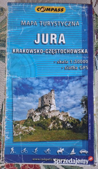 Jura Krakowsko Częstochowska 1 50 000 mapa Kraków