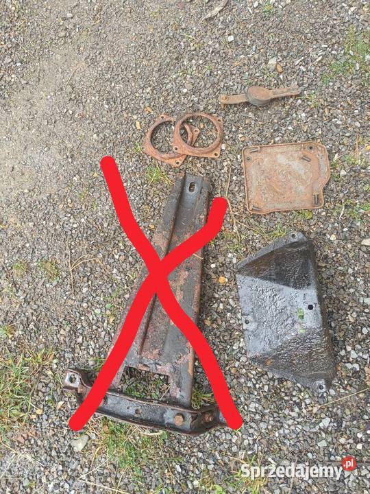 Fiat 126p pakiet elementów skrzyni biegów osłona Bielsko-Biała sprzedam