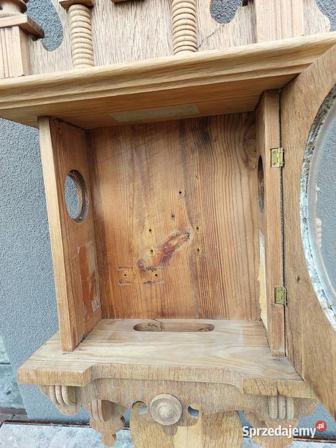 S103 Skrzynia skrzynka obudowa starego zegara Tczew