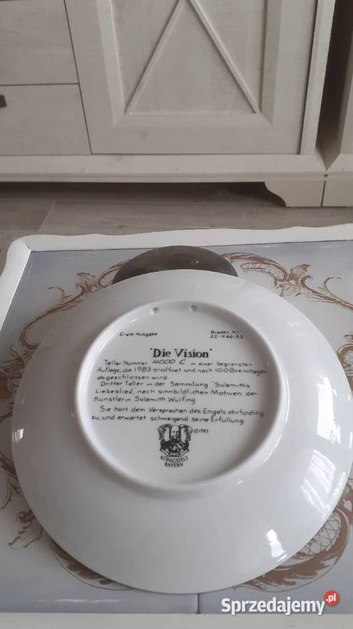 Talerze kolekcjonerskie porcelana Wałbrzych