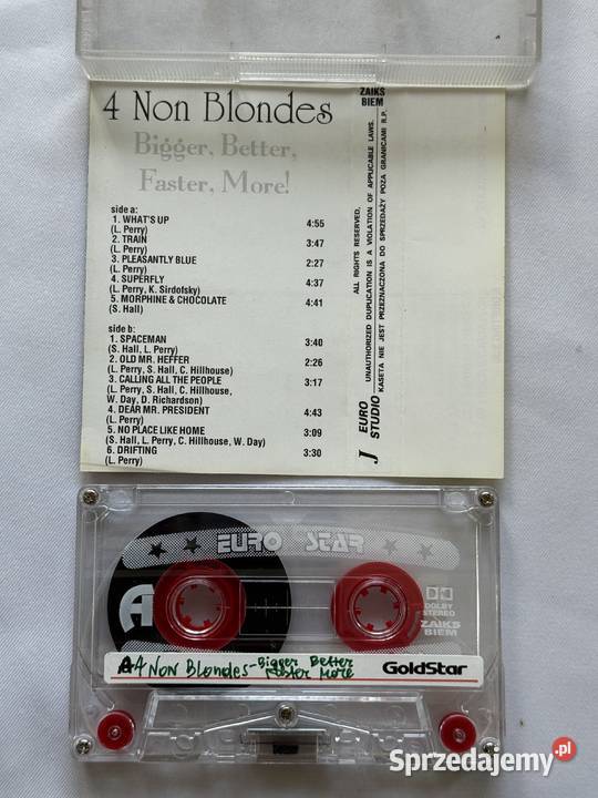 4 non blondesbigger better faster morekaseta MC Lublin