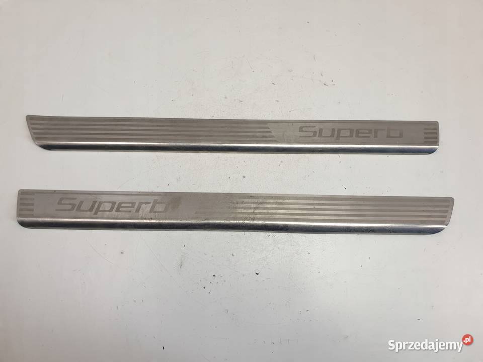 Skoda Superb II LISTWA PROGOWA Nakładka przód Janów