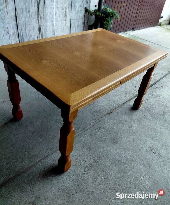 stół bukowy prostokątny rozkładany 498 Byczyna