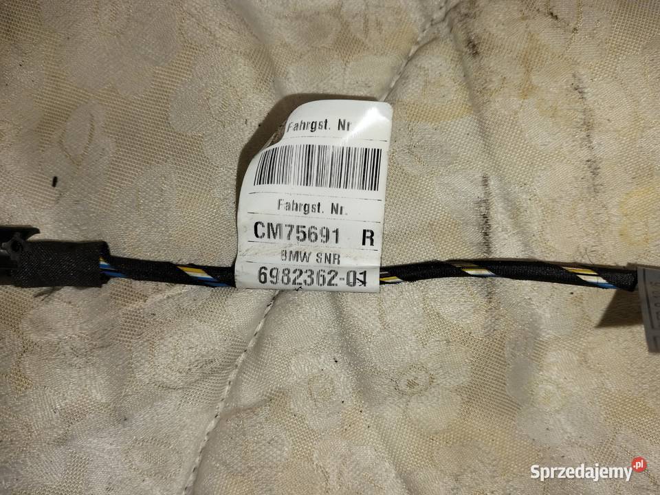 Wiązka elektryczna drzwi prawych tylnych BMW E60 śląskie Poręba